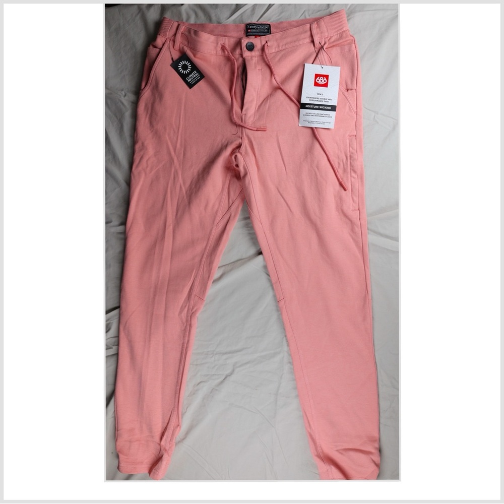 686 Everywhere Pant Double Knit Rosette M NWT